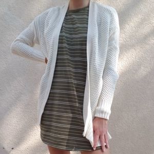 White/cream drapey cardigan